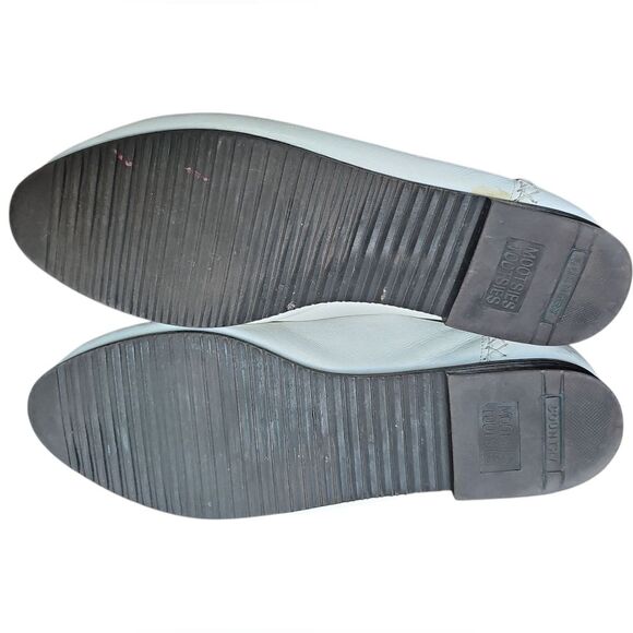 Mootsie Tootsies Moc II Vintage White Leather Loafers Sz 11 Minimalist Classic - Picture 12 of 14